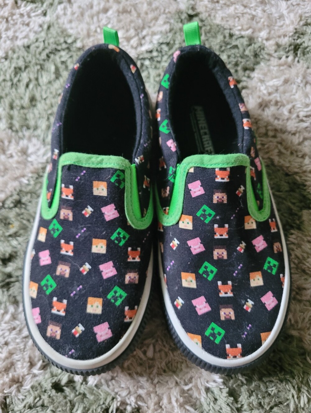 Kids Minecraft Slip On Shoes
